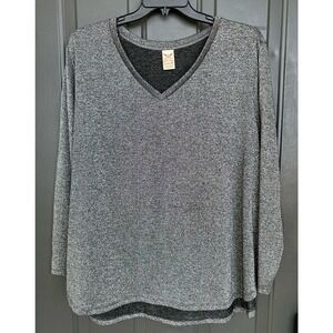 Faded Glory Silver Long Sleeve Sweater for Women’s Plus Size 4XL (26-28)
